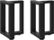 vidaXL - Salontafelpoten - 2 - st - T-vormig - 28x25x(42-43) - cm - staal - zwart