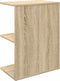 vidaXL - Nachtkastje - 46,5x29x61 - cm - bewerkt - hout - sonoma - eikenkleurig