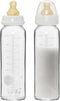 HEVEA - Drinkfles - Glas -2pack - 240ml m/speen - 3-24 mnd