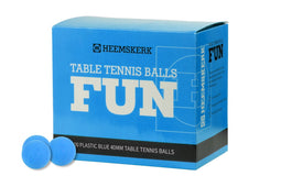 Tafeltennisballen Blauw Heemskerk Fun - per 100 stuks