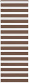 vidaXL - Zebra - rolgordijn - 80x230 - cm - stofbreedte - 75,9 - cm - polyester - bruin