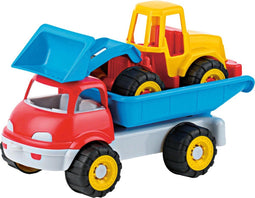 Androni Wagen met Graafmachine