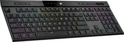 Corsair K100 Air - Draadloos Mechanisch Gamingtoetsenbord - CHERRY MX Ultra Low Profile - Zwart