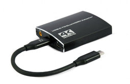 Gembird A-CM-HDMIF2-01 - Kabel USB-C naar HDMI - 4K Ultra HD 60 Hz - Zwart