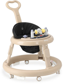 Deryan Mover - Loopstoel - Ergonomisch ontwerp met interactief speelblad - Nougat