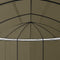 vidaXL - Prieel - met - gordijnen - 180 - g/m² - 520x349x255 - cm - taupe