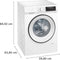 Siemens WG46G2Z0FG - iQ500 - Wasmachine met stoom 9 kg 1600 rpm - Wit