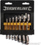 Silverline Korte ringratelsleutel set - extra kort - 7-delig - 8 t/m 19 mm - hoogglans afwerking