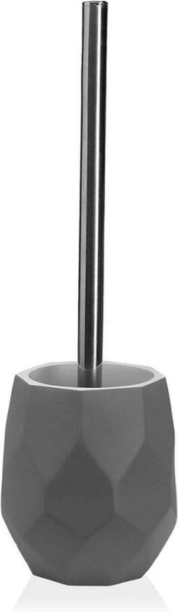 Toiletborstel Versa Amanda Grijs Hars (11,2 x 37 x 11,2 cm)