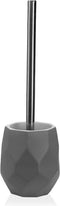 Toiletborstel Versa Amanda Grijs Hars (11,2 x 37 x 11,2 cm)