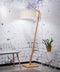 GOOD&MOJO Vloerlamp Andes - Bamboe/Donkergrijs - 72x47x176cm - Scandinavisch,Bohemian - Staande lampen voor Woonkamer - Slaapkamer