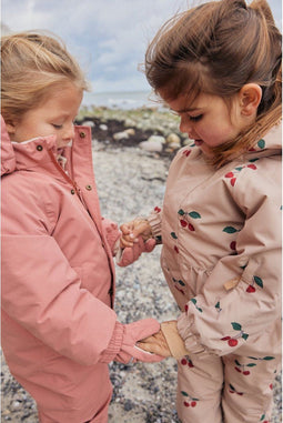 Konges Sløjd Mismou Frill Jacket - Wintersportjas Kids - Ma grand cerise - Maat 7-8 jaar
