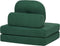 OLDEN - Slaapbank - Donkergroen - Polyester