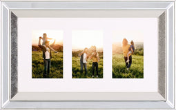 Beliani MAKENI - Fotolijst - Zilver - Glas