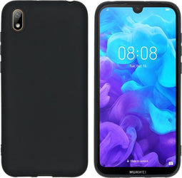 iMoshion Hoesje Geschikt voor Huawei Y5 (2019) Hoesje Siliconen - iMoshion Color Backcover - Zwart