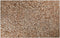 TORUL - Patchwork vloerkleed - Lichtbeige - 160 x 230 cm - Koeienhuid leer