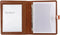 Alassio schrijfmap - A4 - 4 ringsmechaniek - leer - cognac - JU-31516