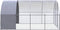 vidaXL - Kippenren - 3x4x2 - m - gegalvaniseerd - staal