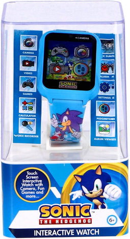 Accutime Sonic Smartwatch - Kinderhorloge met selfiecamera en 6 games - Blauw