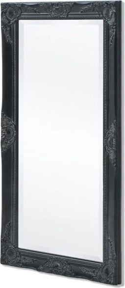 vidaXL - Wandspiegel - Barok - 100 - x - 50 - cm - zwart