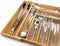 Budu Bestekbak #43 - Uitschuifbaar Bamboe Bestekcassette - 6/8 vakken - 43 x 32,2 - 53 cm