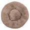 District 70 FUZZ - Donut Hondenmand - Warm en comfortabel - Mocca - Large Ø 80 cm