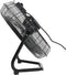 Vloerventilator 3 snelheden 100 W 55 cm zwart