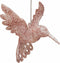 Ophangdecoratie Christmas Decoration Roze Fågel 10 cm