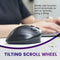 Perixx Perimice 720 - Draadloze ergonomische trackball muis - Verstelbare hoek 0-20 graden