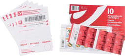Bpost kit aangetekende zending, pak van 10 zendingen