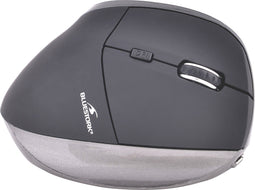 Bluestork M-WL-ERGO-BK - Draadloze Muis - 1200 DPI - Zwart Grijs