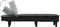 vidaXL - Chaise - longue - stof - donkergrijs