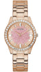 Guess Glitter Burst GW0405L3 Horloge - Staal - Rosékleurig - Ø 38 mm