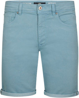Petrol Denim Shorts - Heren - Marble Blue - Maat XL