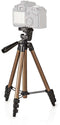 Nedis TPOD2000BZ - Tripod - Lichtgewicht aluminium statief met 3-weg pankop - Max hoogte 106cm