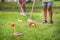 BS Toys Houten Golfset - Buitenspeelgoed voor Kinderen - Minigolf - Midgetgolf - Golfset Kinderen - Buiten Speelgoed - Buitenspel - Buiten Spellen - Tuin Speelgoed - Houten Speelgoed - Cadeau Kind