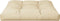 vidaXL Bankkussen pallet 70x70x10 cm beige