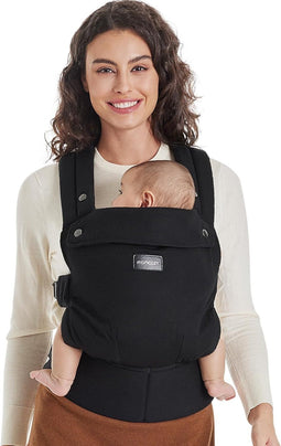 Ergonomische Babycarrier - Comfortabele Draagzak - 3 tot 20 kg - Zwart