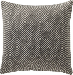 Dutch Decor VERANO - Outdoor Kussenhoes 45x45 cm - waterafstotend en uv-bestendig - Charcoal Gray - antraciet