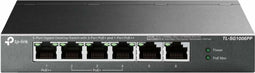 TP-Link TL-SG1006PP - Unmanaged Switch - 6x Gigabit Ethernet 1Gbps - 3x PoE+ 64W en 1x PoE++ (802.3bt)