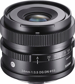 Sigma 24mm F3.5 DG DN - Prime-objectief - Compact en lichtgewicht - Zwart