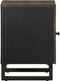 vidaXL - Nachtkastjes - 2 - st - 40x33x46 - cm - massief - mangohout - zwart