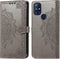 iMoshion Hoesje Geschikt voor OnePlus Nord N10 5G Hoesje Met Pasjeshouder - iMoshion Mandala Bookcase - Grijs