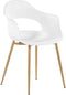 Set van 2 eetkamerstoelen UTICA Wit