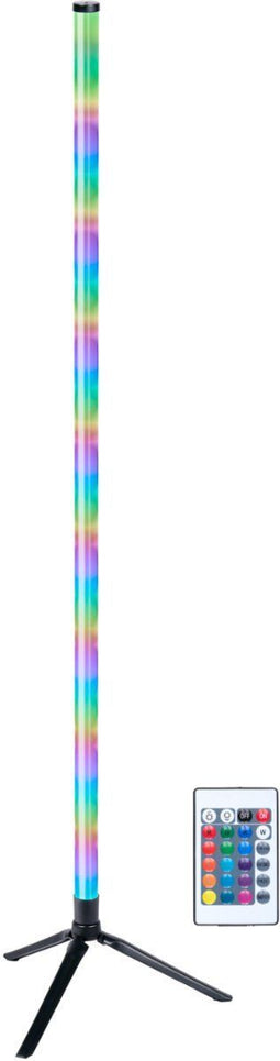Grundig LED Vloerlamp 120 cm - RGB Staande Lamp - Afstandsbediening - USB Aangedreven