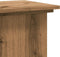 vidaXL - Plantenstandaard - 33x33x80 - cm - bewerkt - hout - artisanaal - eikenkleur