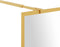 vidaXL - Inloopdouchewand - transparant - 115x195 - cm - ESG-glas - goudkleurig