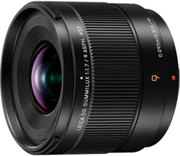 Panasonic Leica DG Summilux 9mm f/1.7 ASPH - Prime lens - Micro Four Thirds - 100° kijkhoek