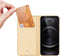 Dux Ducis - Slim bookcase hoes - Geschikt voor iPhone 13 Pro - Goud