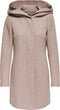 ONLY ONLSEDONA LIGHT COAT OTW NOOS - Dames Jas - Lange jas met capuchon - Maat S